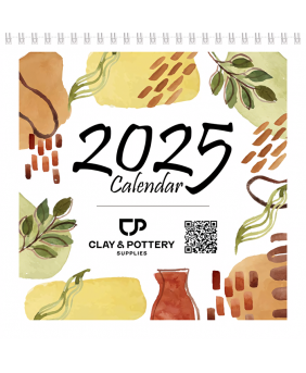 2025 Clay & Pottery Supplies Desk Calendar