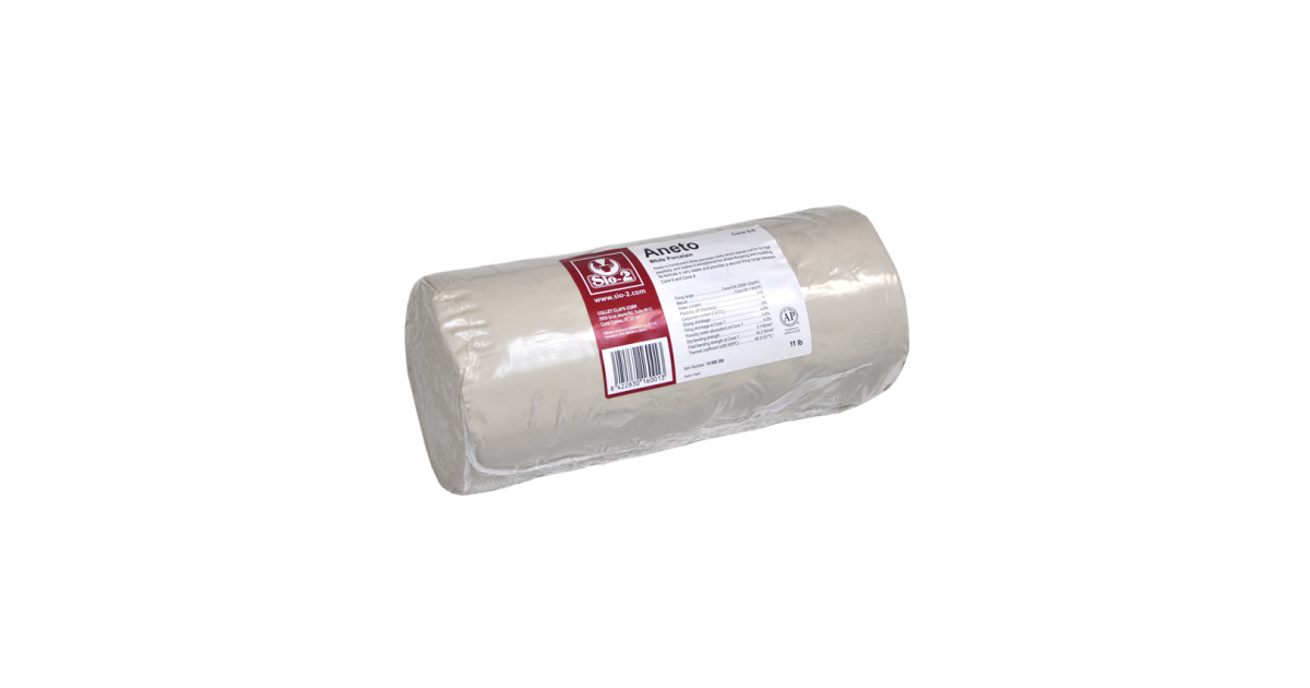 SIO-2® PA - White Earthenware Clay, Low Fire, 4 lb Sample *SHIPPING  INCLUDED*