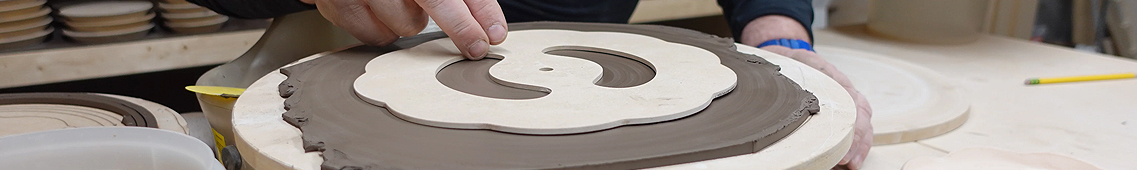GR Pottery Forms - Using a rim template