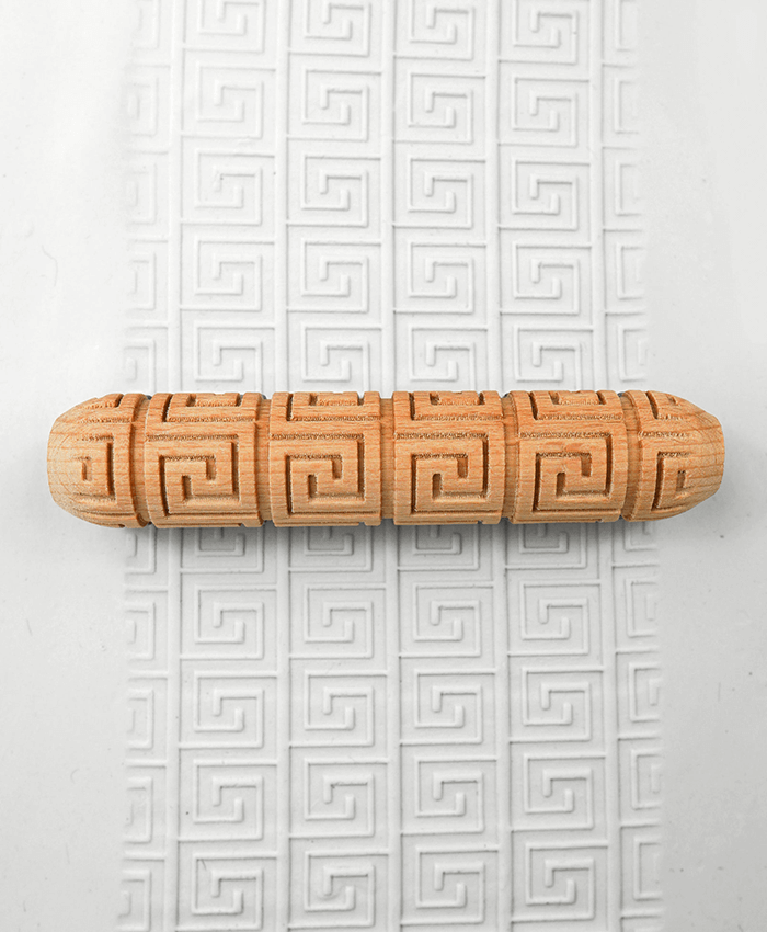 Clay Texture Roller, Clay Hand Roller - Ivy Trails - Sanbao Studio